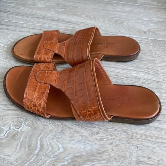 John Lobb crocodile Sandals Flip Flop main image 6